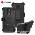 IVYMAX New products 2017 innovative product leather cover metal bumper shockproof case for ZTE Grand X4